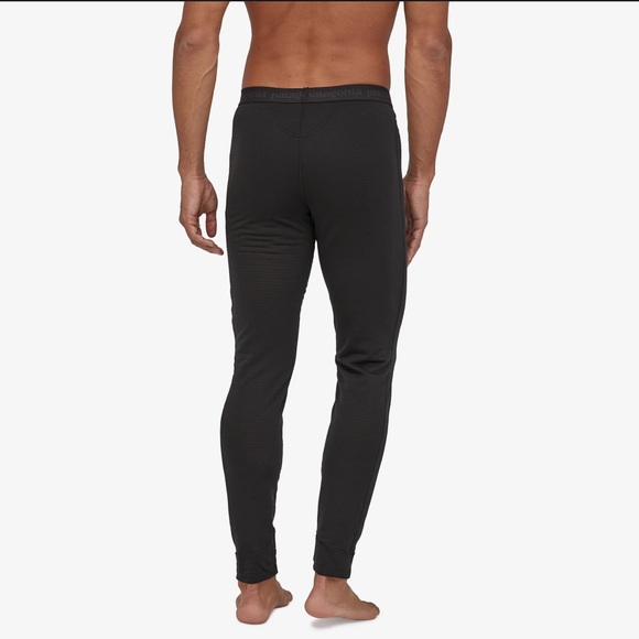 Patagonia Men's Capilene Thermal MidWeight Bottoms Black Baselayer Pants XL - Picture 3 of 10